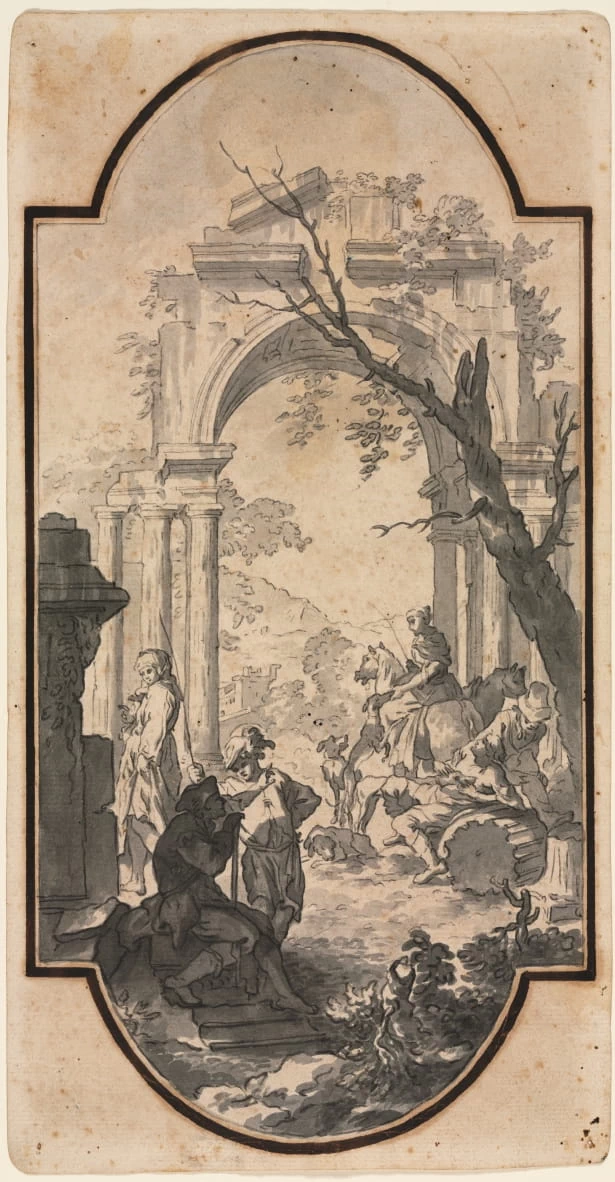 Arco trionfale con figure - Cleveland Museum of Art, Bequest of Mrs. Severance A. Millikin